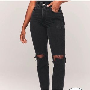 Abercrombie Curve Love Ultra High Rise 90s Straight Jean